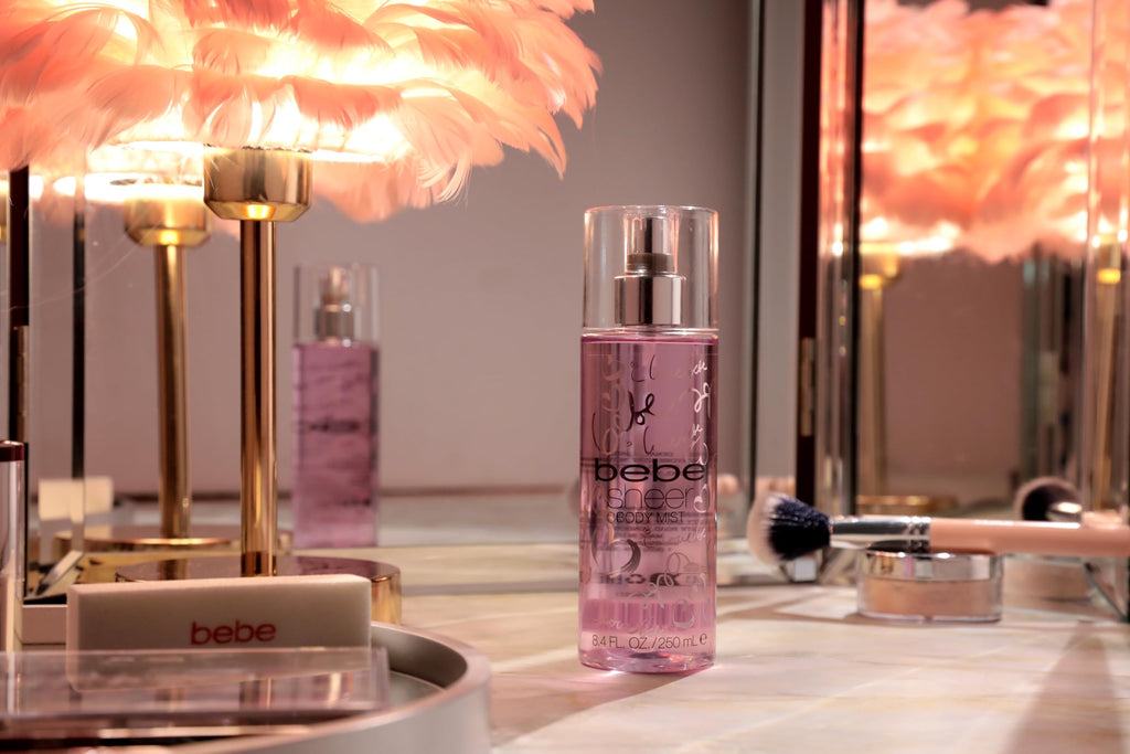 Bebe Sheer Eau de Parfum Spray for Woman - Long Lasting Amber Floral Womens Fragrance - Notes of Citrus Cocktail, Pink Peony and Sandalwood Perfume for Women - 3.4 oz