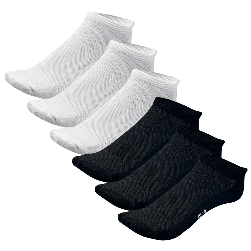 Unisex No Show Bamboo Rayon Socks - 3 Pair and 6 Pair Packs Available