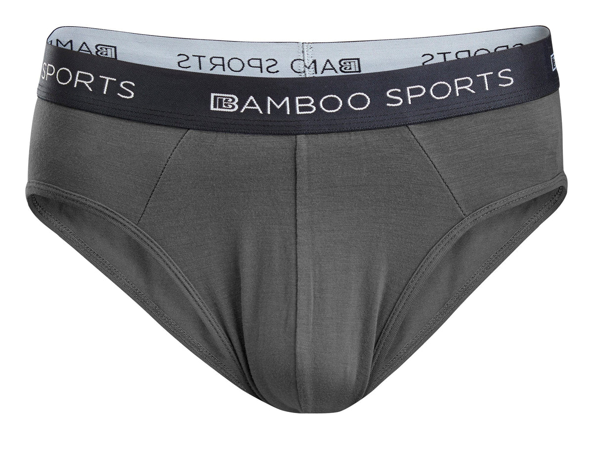 Men's Bamboo Rayon No Fly Briefs Available in all sizes & 3 Colors - 4 Pack