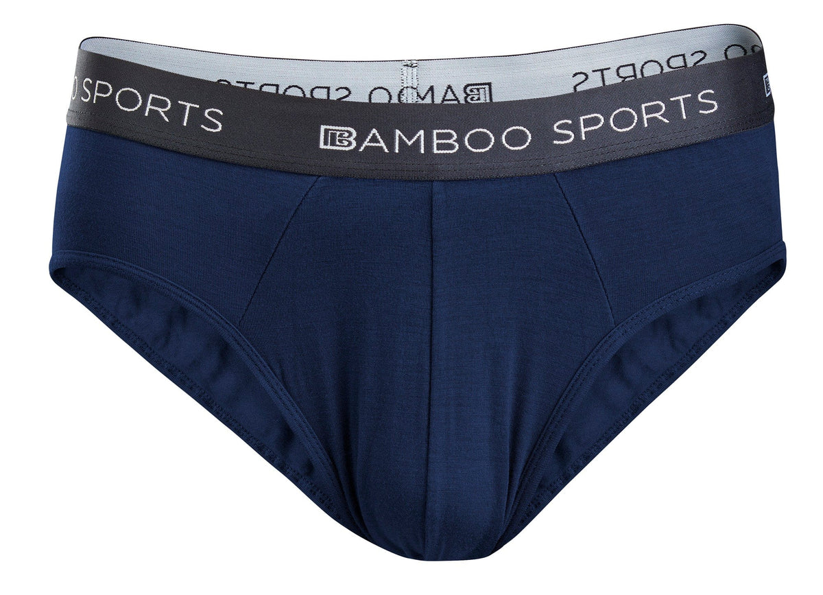 Men's Bamboo Rayon No Fly Briefs Available in all sizes & 3 Colors - 4 Pack