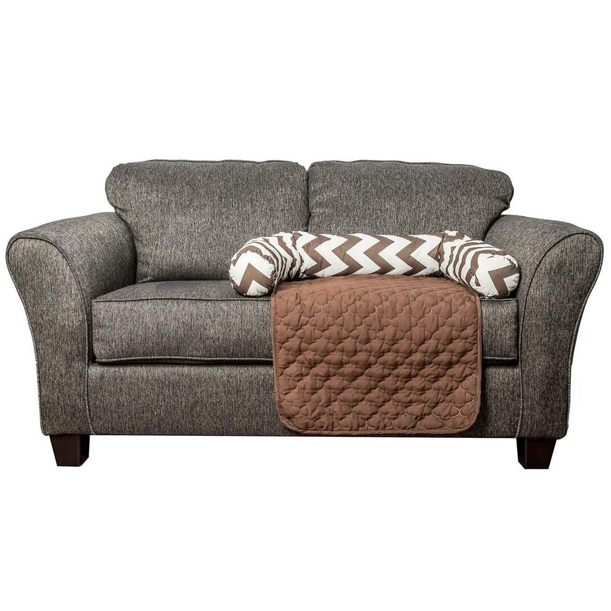Chevron Reversible Quilted Pet Bed Chair Cover - Assorted Sizes