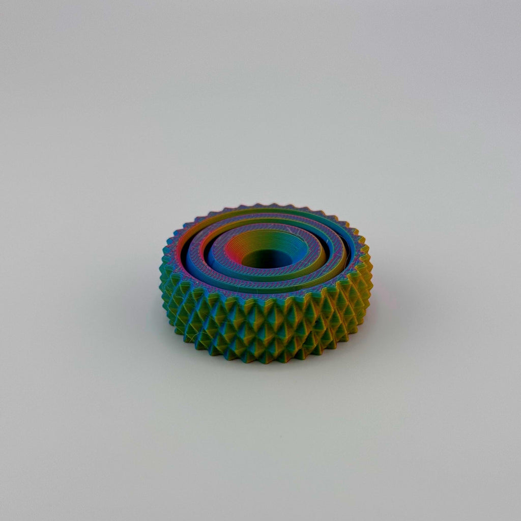 Multi Color Spiky Gyro Fidget Spinner
