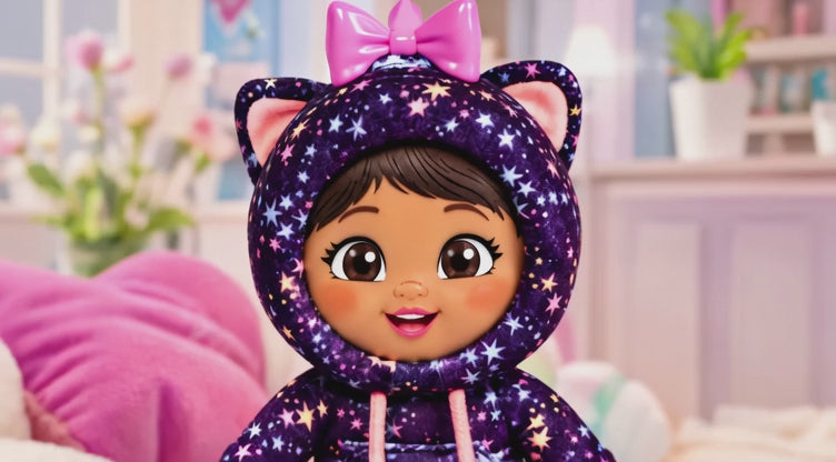 Moodles Aria Doll – 6 Changing Facial Expressions – Interactive Emotions Doll Ages. Muñeca 6 expresiones
